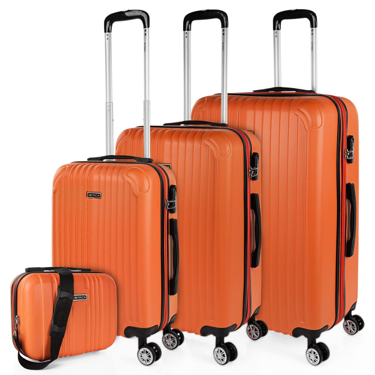 ITACA - Maleta Mediana con 4 Ruedas Giratorias para Viajes Largos Tipo Trolley Ideal como Maletas de Viaje Grandes 23 Kilos y Maleta Viaje Mediana Resistentes, Amarillo — view 77