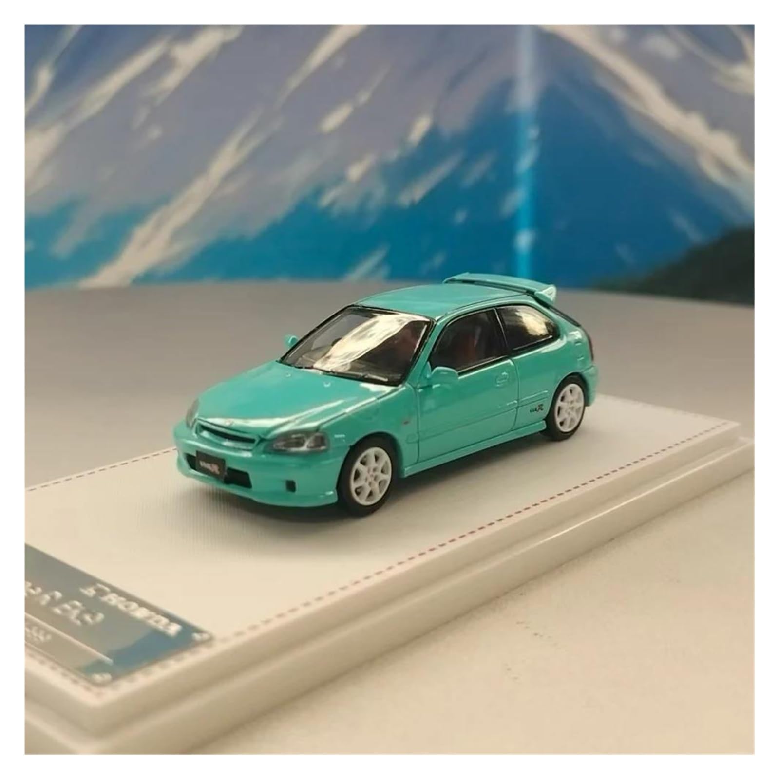 Metallo Scala Replica 1 64 Per Honda Civic Typer-R Prima Generazione EK9 Edizione Limitata Modello Auto In Lega In Scala Per Espositori Festa Hobby Veicoli Giochi Set