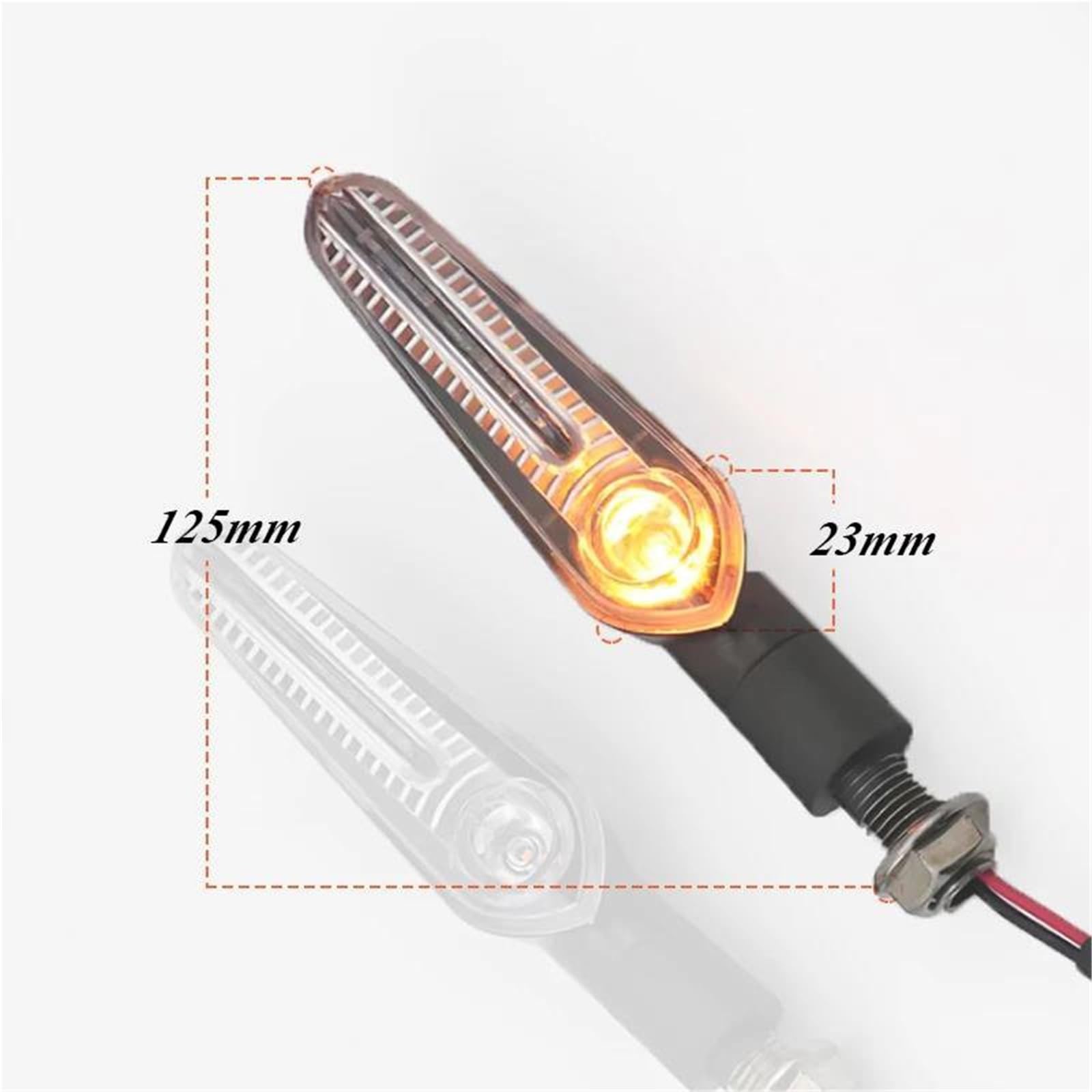 Indicatori Di Direzione Moto Per Yamaha MT07 MT09 MT10 MT03 Tenere 700 Tracer 9GT 900 Lampeggianti Indicatori Di Direzione E Luci Freno Luce lampeggiante indicatore(4 pezzi)