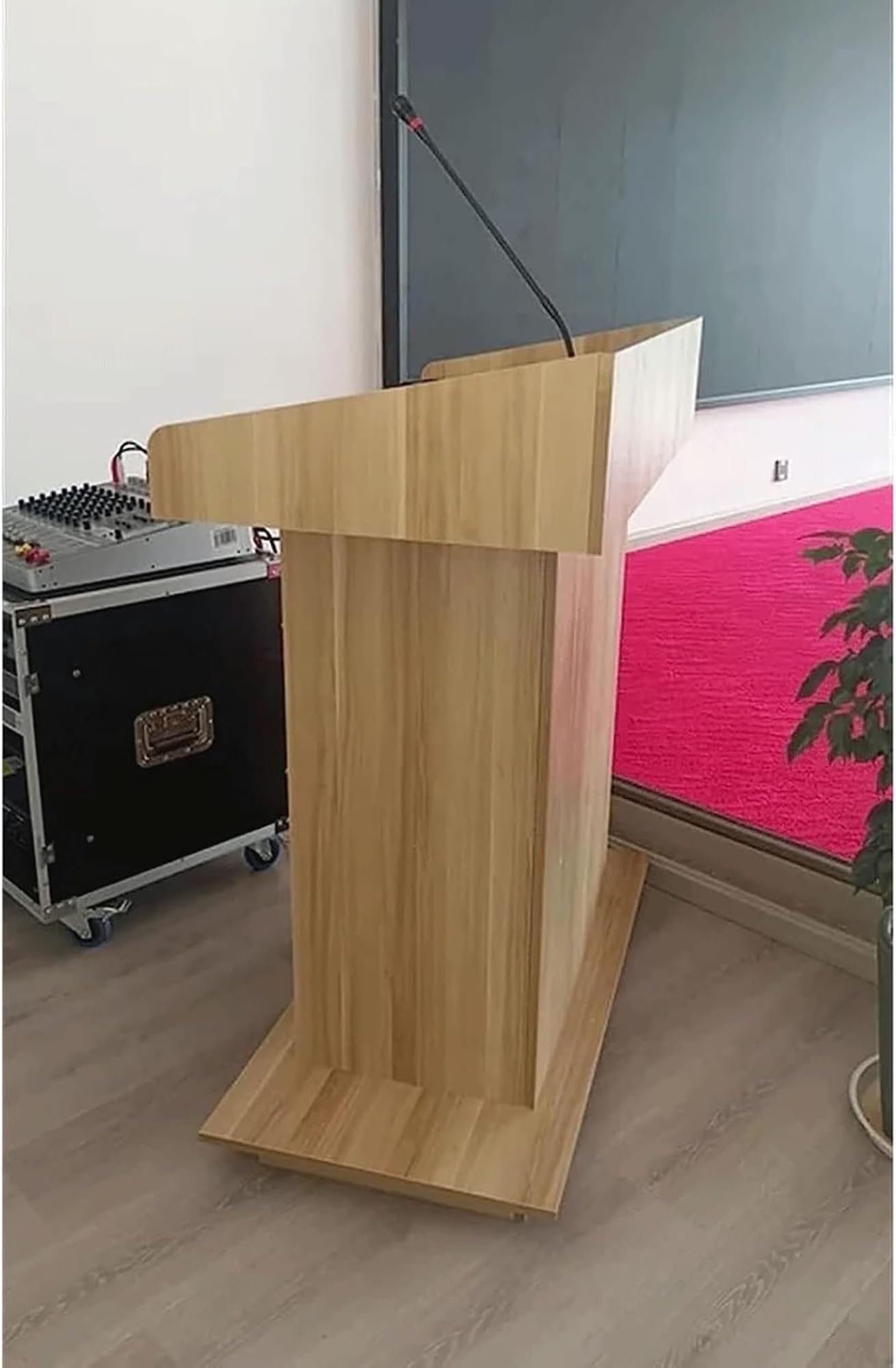 Leggio portatile regolabile con Sto & Ders – 100 cm podio per chiesa, ufficio, aula seminario – supporto ideale per presentazioni (nero)