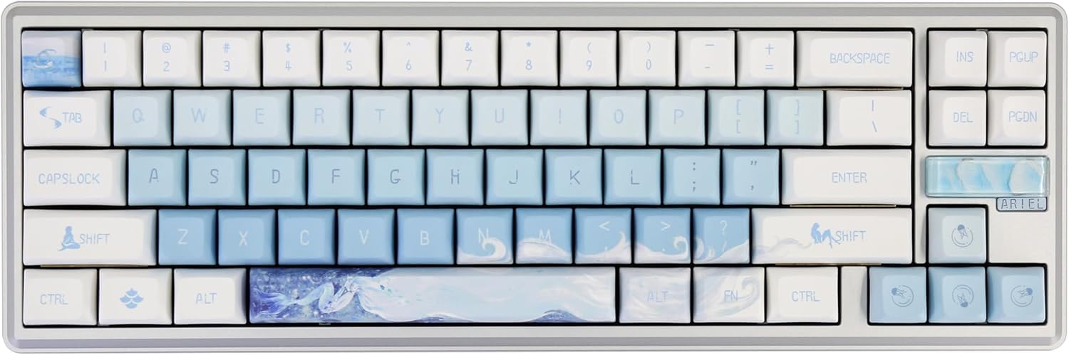 ARS10+ SR エノルミータのマスコット ヴェナリータ Amazon.com: Varmilo Sword68 Ariel Aluminum 65% Hotswap Wireless