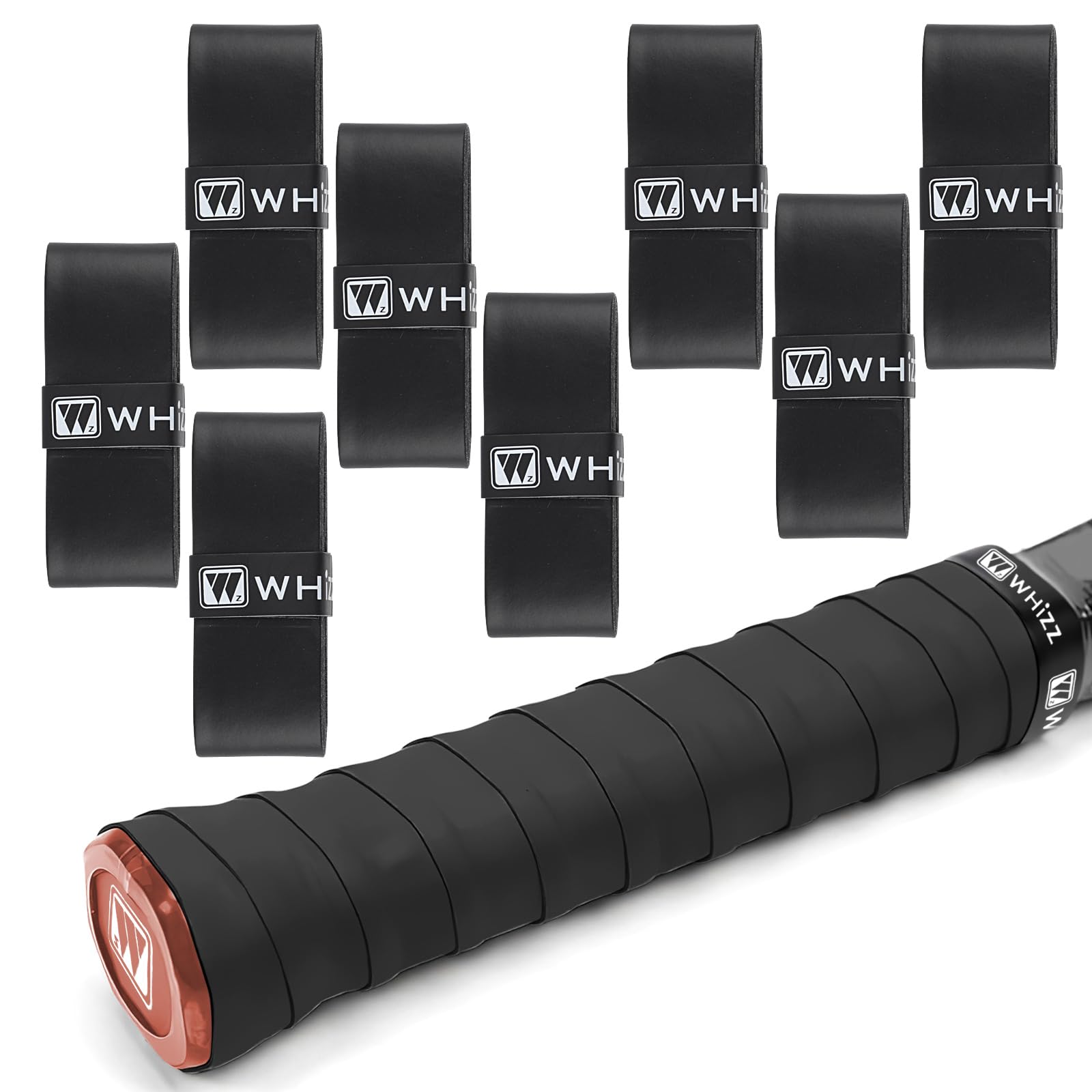 COIDEA Tennis Racket Grip Tape, Precut Anti Slip Tennis Grip Tape, Super Absorbent Dry Feel Tennis Grips Overgrip for Tennis, Pickleball