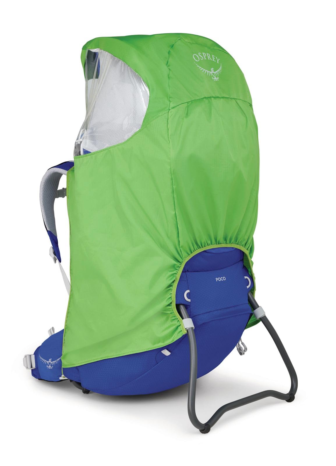 Osprey Child Carrier Raincover Electric Lime O/S, Unisex-Adult