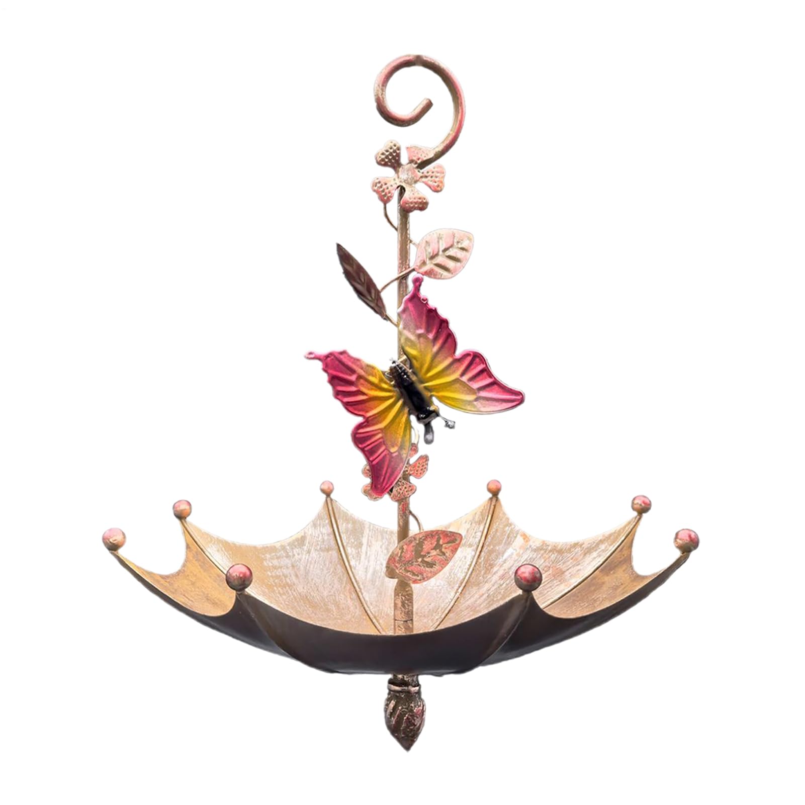 Plateau alimentation oiseaux en forme de parapluie décoratif et protecteur