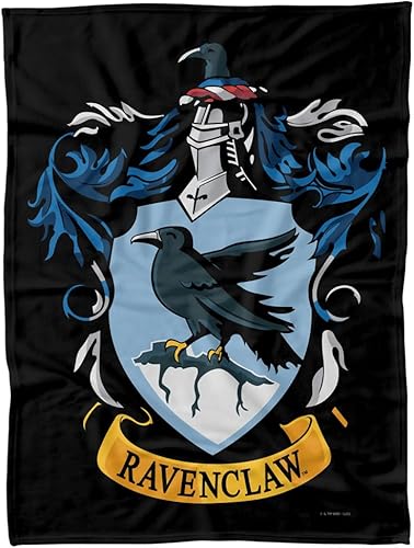 Miniatura 7 de Harry Potter Hogwarts House Crest - Manta de forro polar de 50 x 60 pulgadas, escudo de Hogwarts