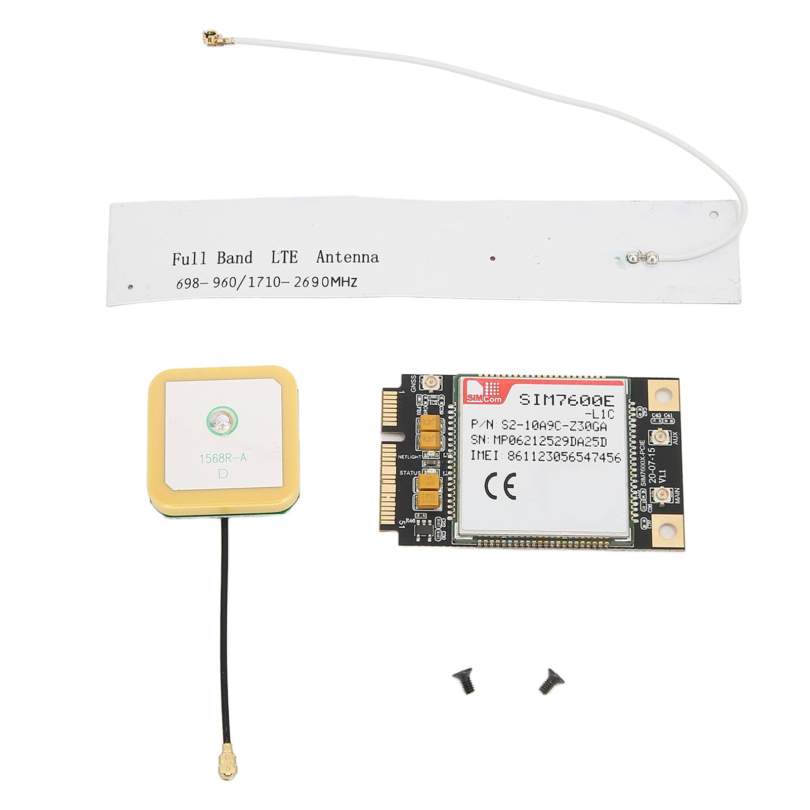 Mini Carte WiFi PCIE 7600E-L1C Puce de Réception de Signal Stable Mini Carte Réseau sans Fil PCIE pour équipement de Surveillance et Routeur Industriel
