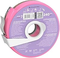 Vista 2 de Rollo de recarga de lima de uñas blanca - 80 limas en un rollo de grano 240