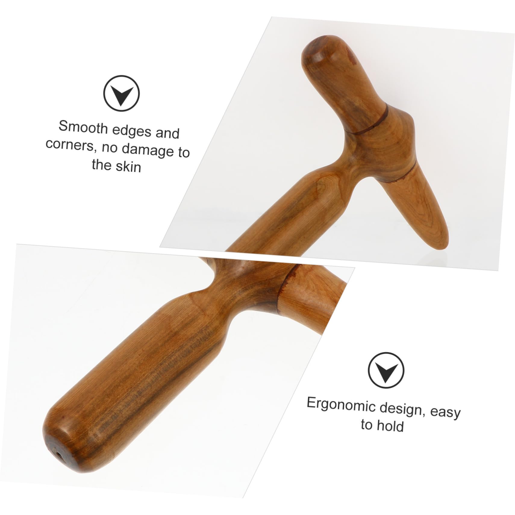 FOMIYES 6piezas Placa De Gua De Madera Natural Para Masaje Facial y Acupuntura De Raspado Para Aliviar Tensión y La Circulación