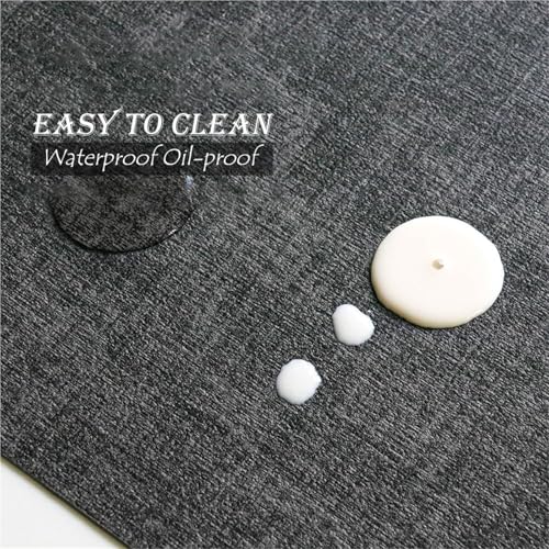Set de table ovale imperméable résolvant les taches de graisse dans la cuisine