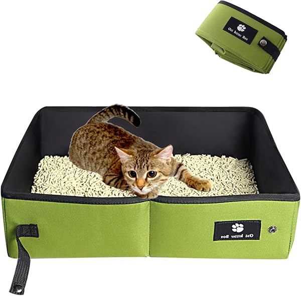 Macelitu Litière pour Chat Pliable