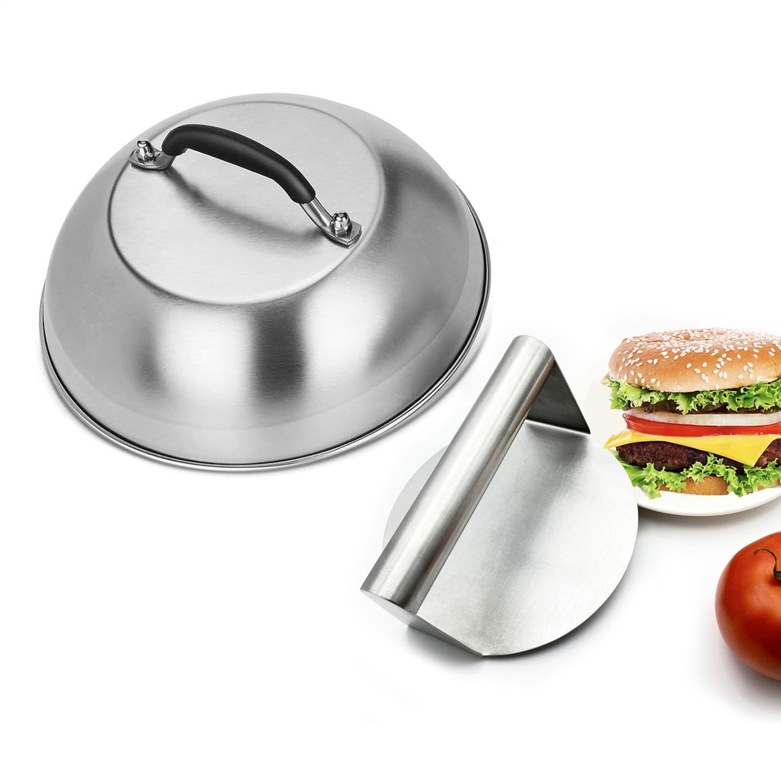 Kit De Prensa Para Hamburguesas Smash 4 Piezas Espolvoreador Especias