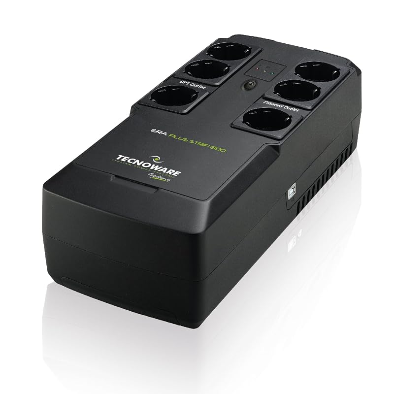 Tecnoware ERA PLUS STRIP 800VA — continuità per PC, modem e videosorveglianza durante un blackout
