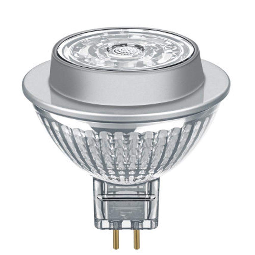 OSRAM LED Reflector lamp | Base: GU5.3 | Cool White | 4000 K | 6.30 W | Replacement for 35 W Reflector lamp | not Relevant | PARATHOM PRO MR16 [Energy Efficiency Class A]