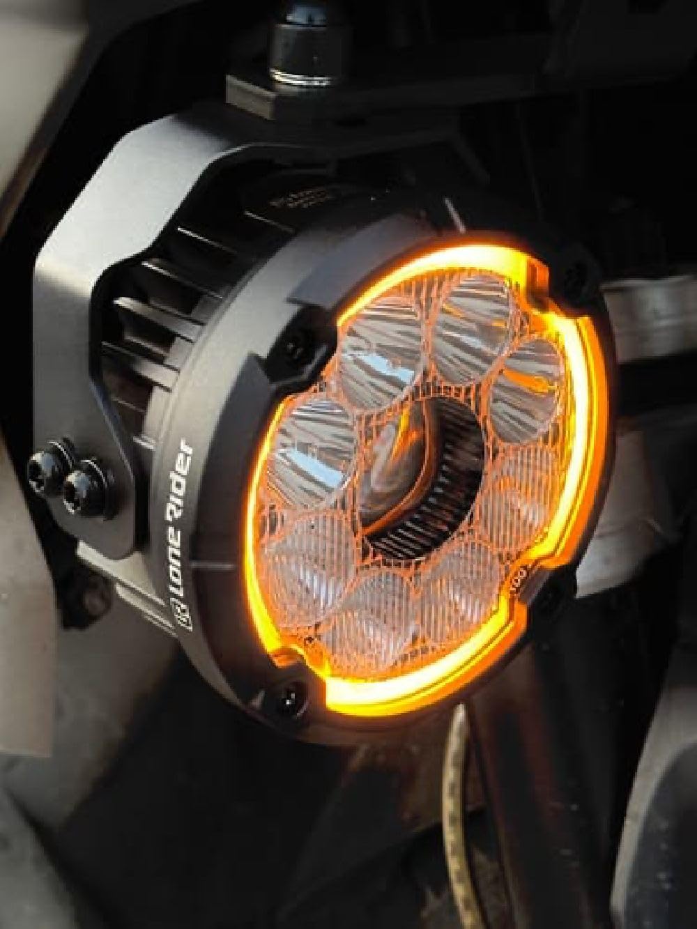 Lone Rider LED Zusatzscheinwerfer für BMW R1200/1250GS - Sturzbügel