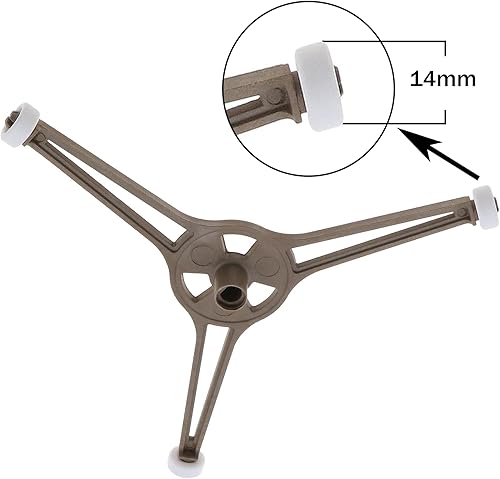 Miniatura 5 de 2 soportes para tocadiscos de microondas para horno de microondas de 9.6 pulgadas, placa giratoria plana de vidrio, soporte de bandeja de placa de