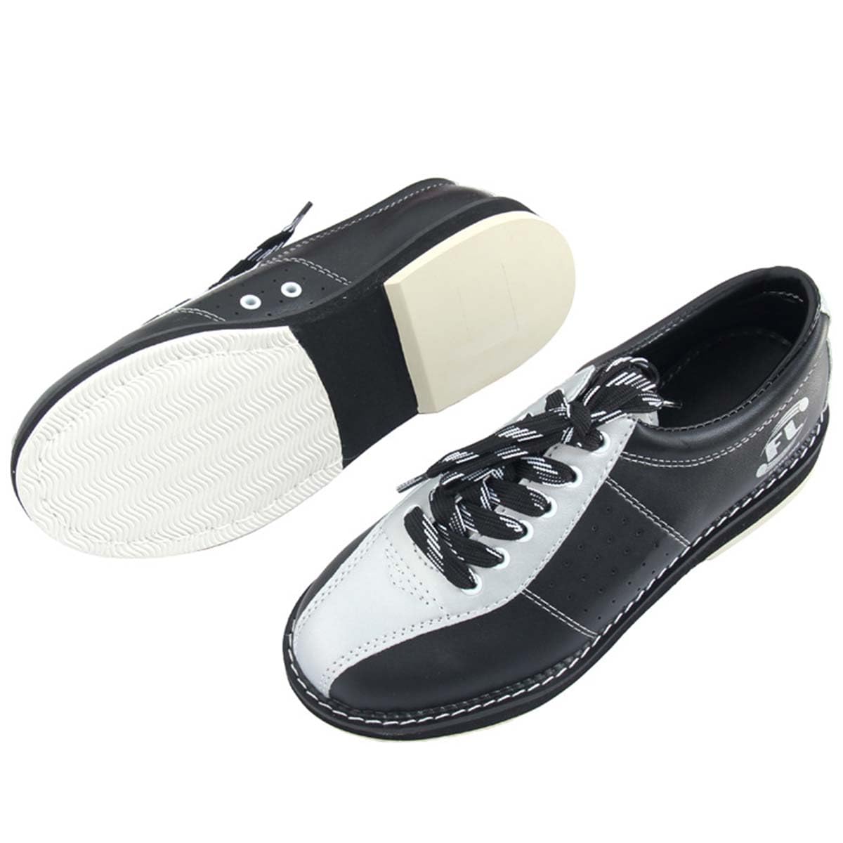 Herren Bowlingschuhe universelle Gleitsohle, Bequeme Turnschuhe