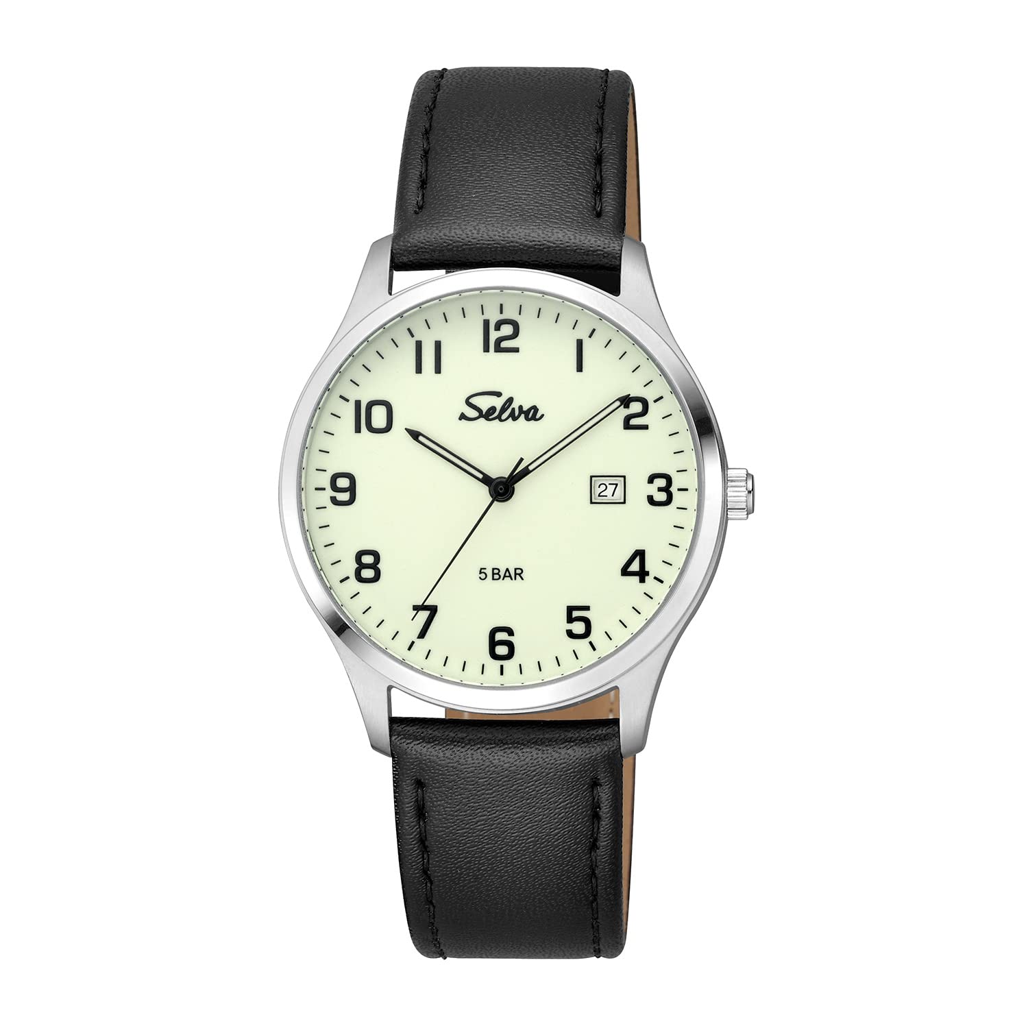 Cinturino nero pelle di alligatore, fibbia ad ardiglione 22.0 MM - MXE0BCXJ Baume & Mercier
