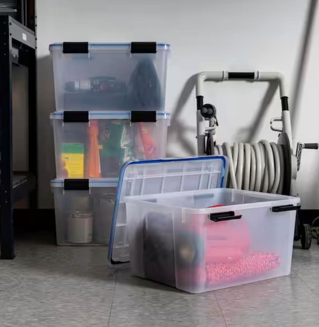 4-Pack of Airtight Sealed Lid Plastic Storage Containers IV63374