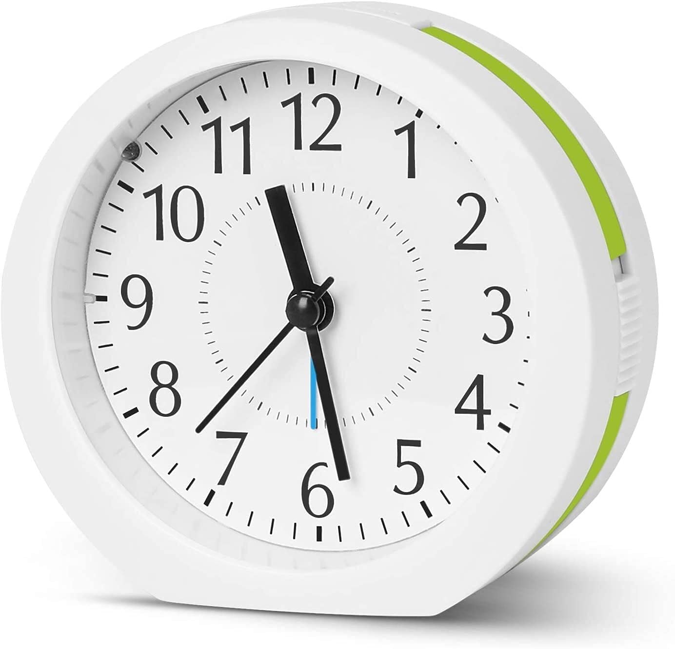 Réveil horloge de chevet silencieux avec fonction snooze et nuit