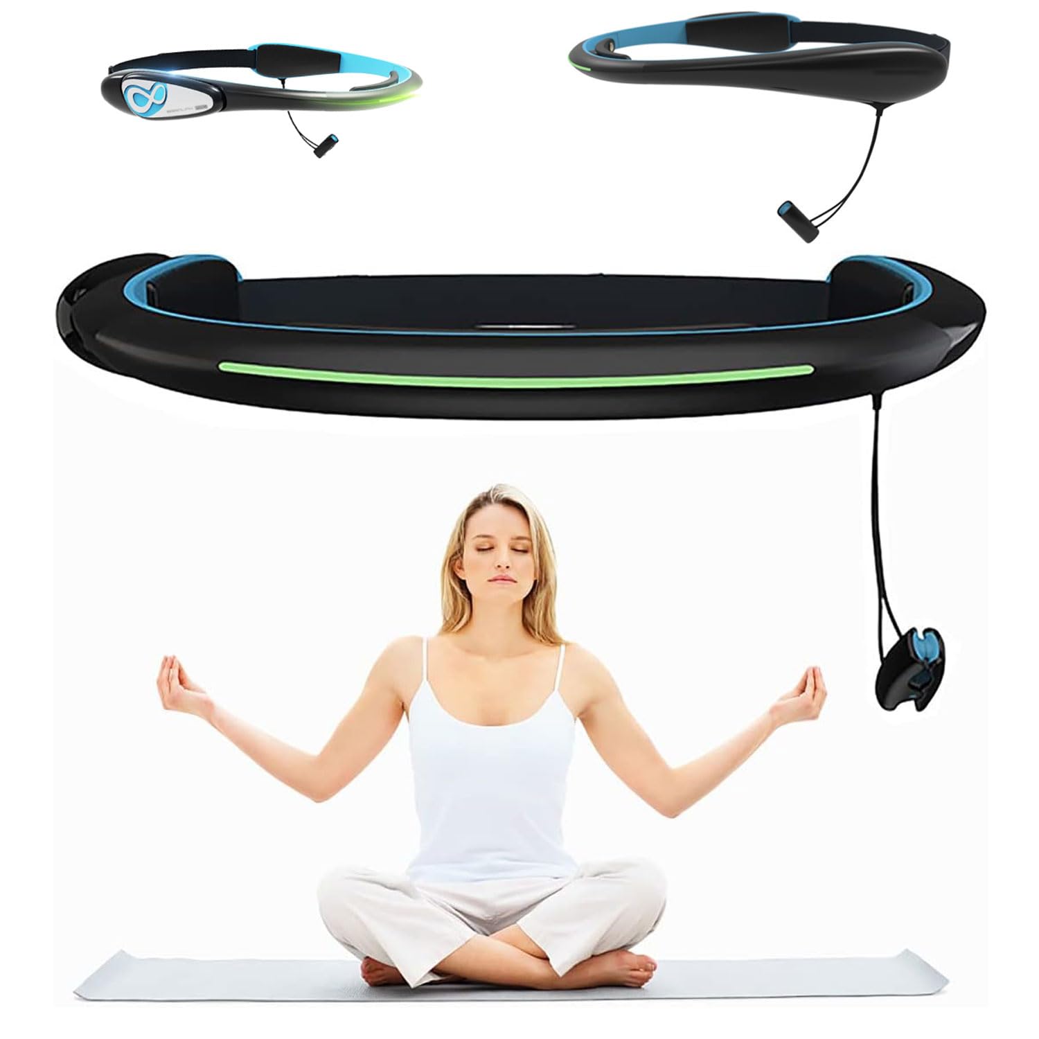 Diadema De Meditación, Sensor Biológico, Monitor Biométrico, Control App, Luz Sensora De Emociones, Entrenador De Concentración