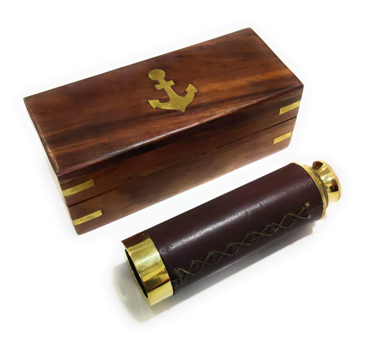 NauticalMartARTIZANSTORE Maritime Brass Antique Telescope 36cm