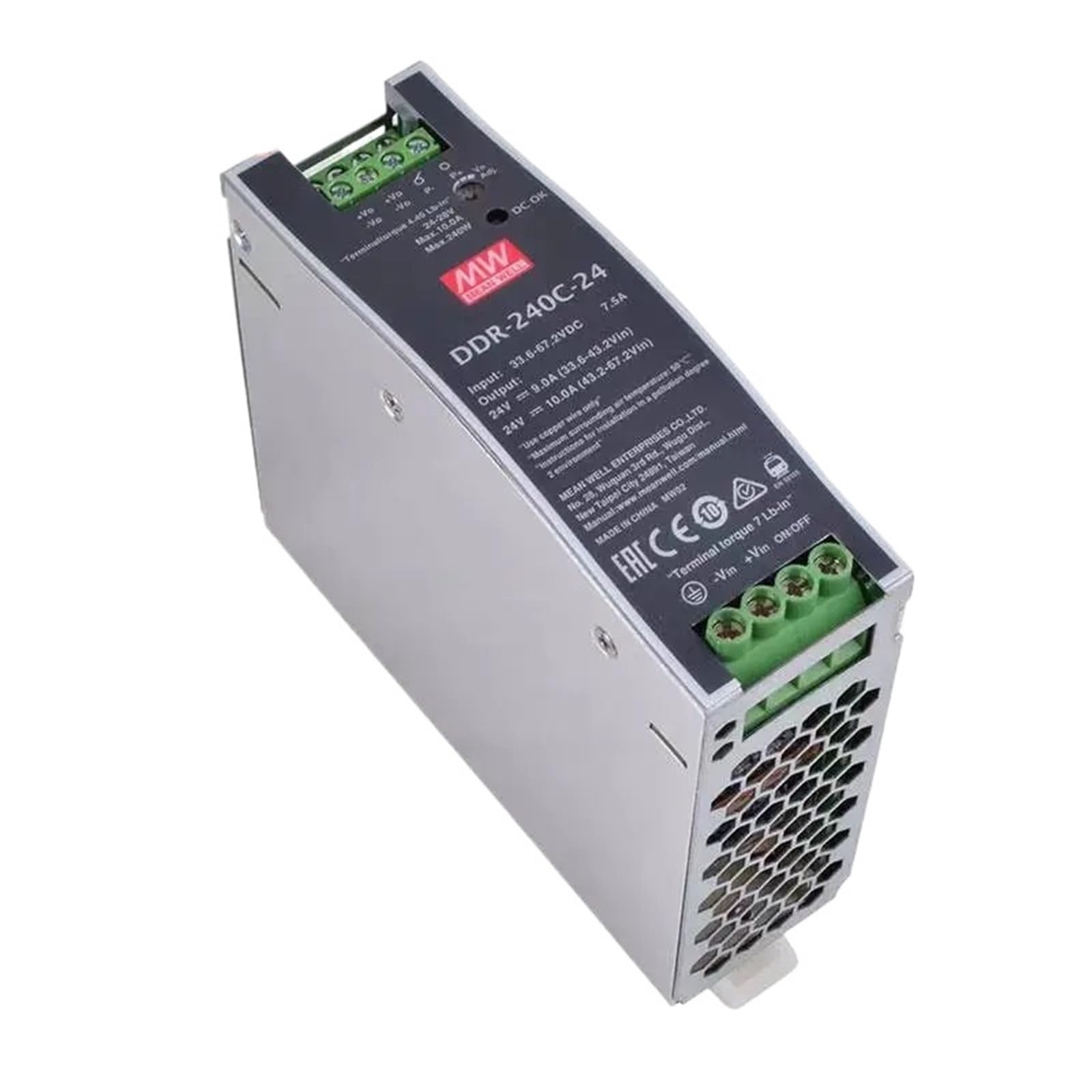 Convertisseur CC-CC DDR-240C-24 pour alimentation industrielle 24V