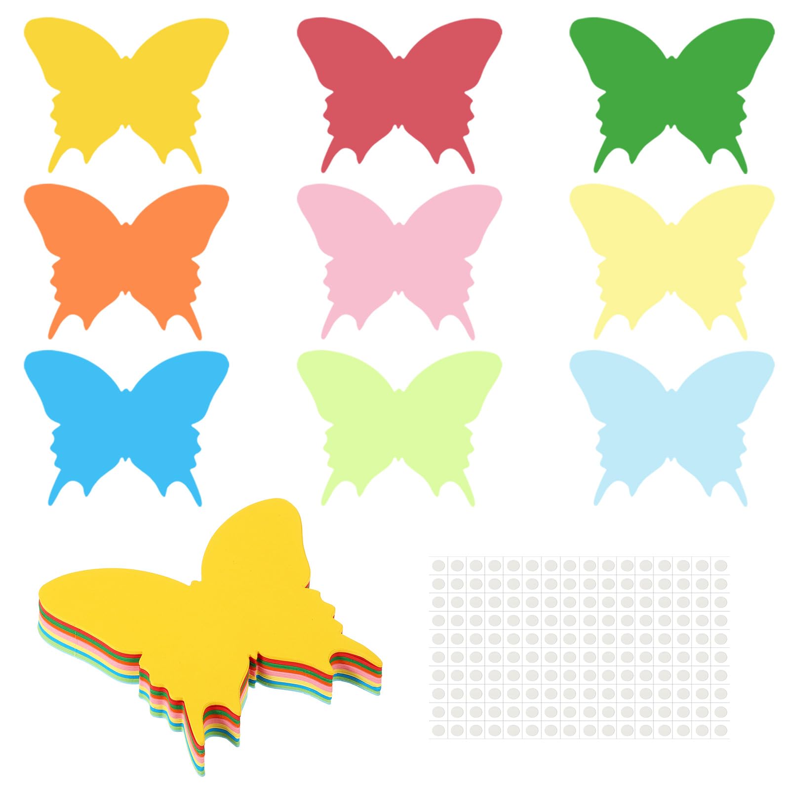 Papillons en papier multicolores pour illuminer votre salle de classe