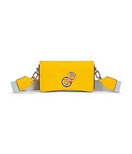 ECCO Small Pinch Bag Lock Wave, Cyber Yellow: Handbags