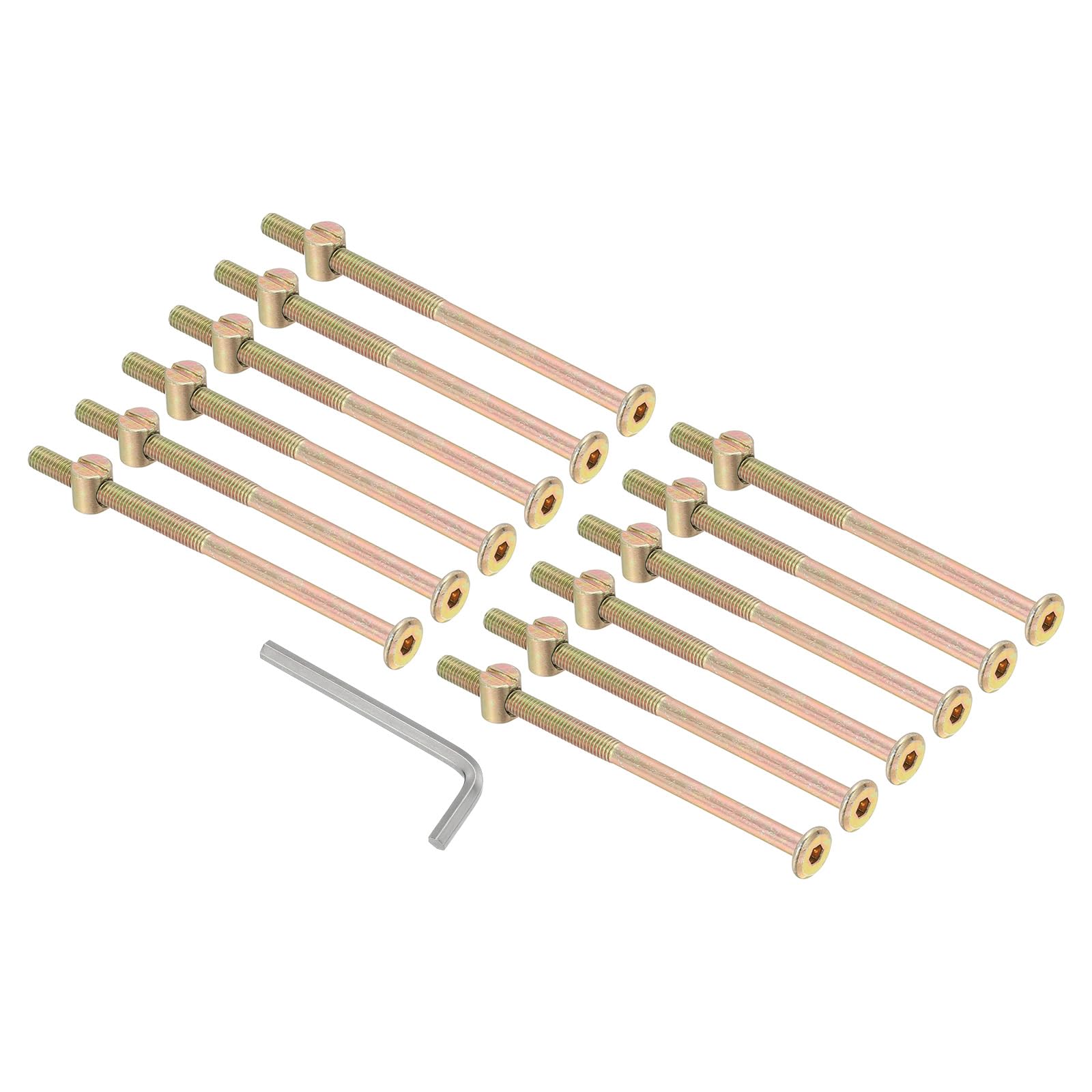 PATIKIL M6 x 110mm Bunk Bed Bolts