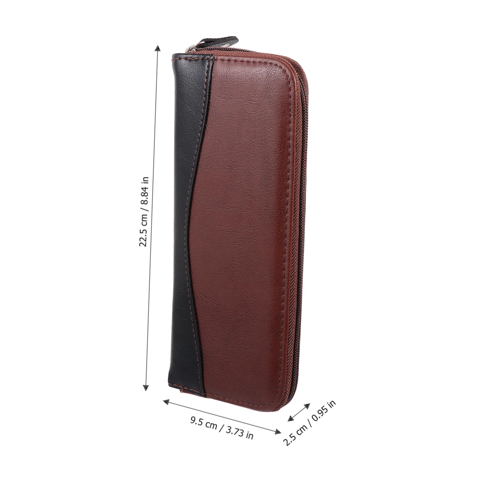 Healeved Scissor Cases for Hairstylists Double Hair Scissor Bag Professional Barber Tool Pu Leather Easy Access