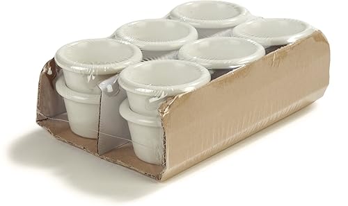 Carlisle FoodService Products S275-842 - Taza de melamina suave, 1.5 onzas, hueso (paquete de 12)
