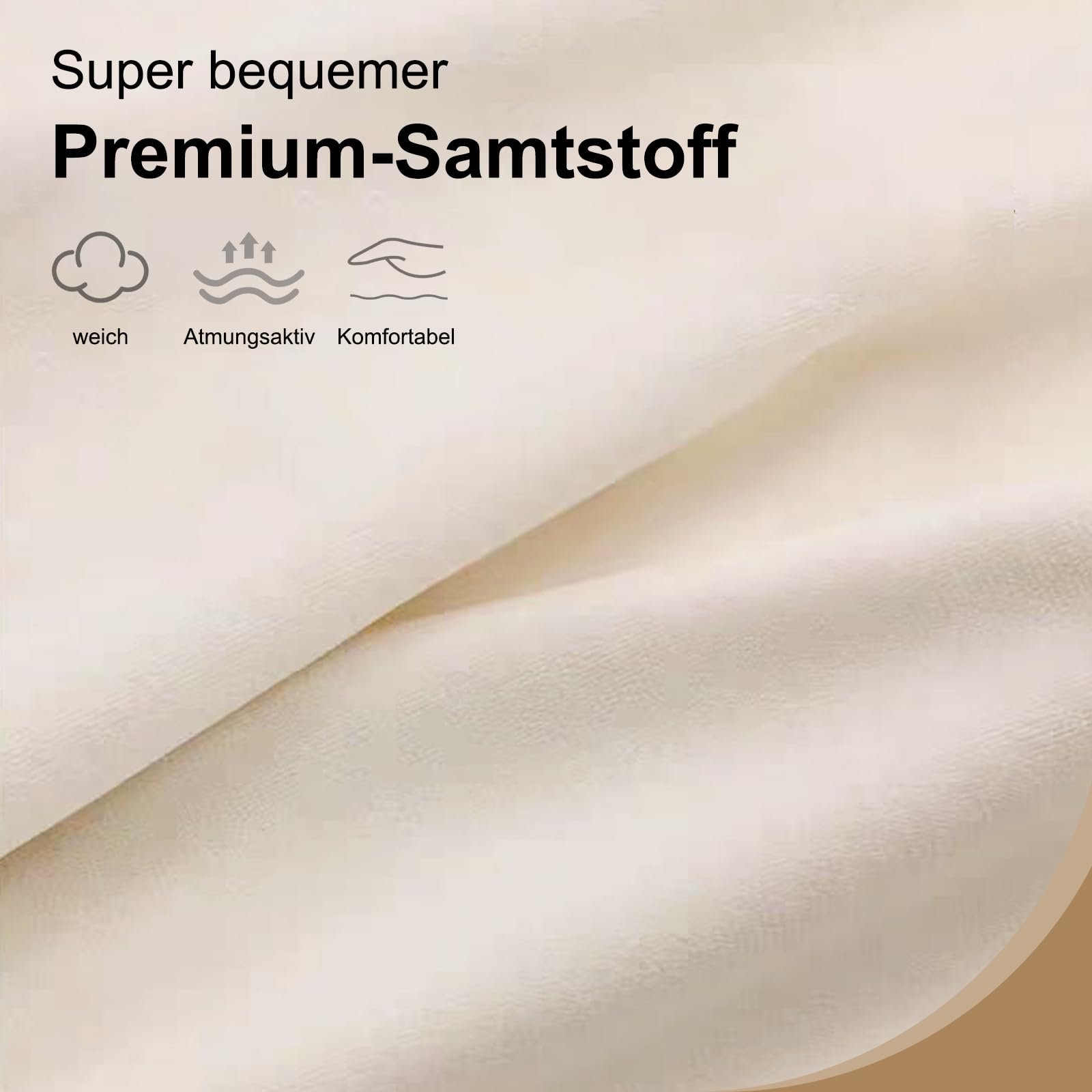 Cuscino da lettura a cuneo, cuscino per schienale, grande cuscino per divano o schienale letto, grande, triangolare, supporto lombare, beige, albicocca, 60 x 50 x 20 cm