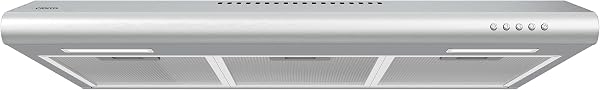 CIARRA Range Hood 30 inch Under Cabinet Ductless Vent Hood for Kitchen Stove Hood with 3 Speed Exhaust Fan in Stainless Steel - 1