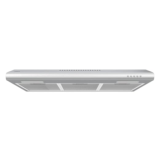 CIARRA Range Hood 30 Inch Under Cabinet Ductless Stainless Steel