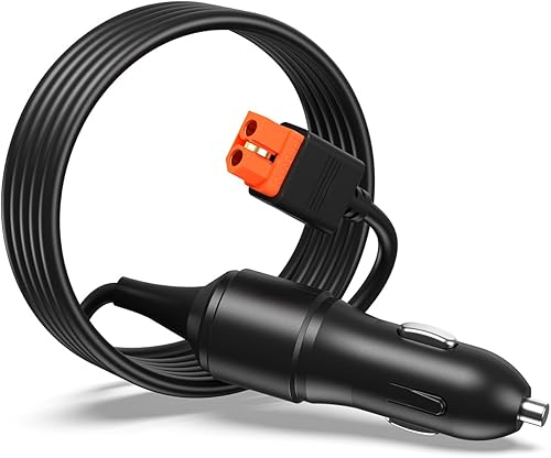 Enchufe para encendedor de cigarrillos de automóvil de 4.9 pies a conector hembra XT60I, fusible reiniciable incorporado, funciona para generador