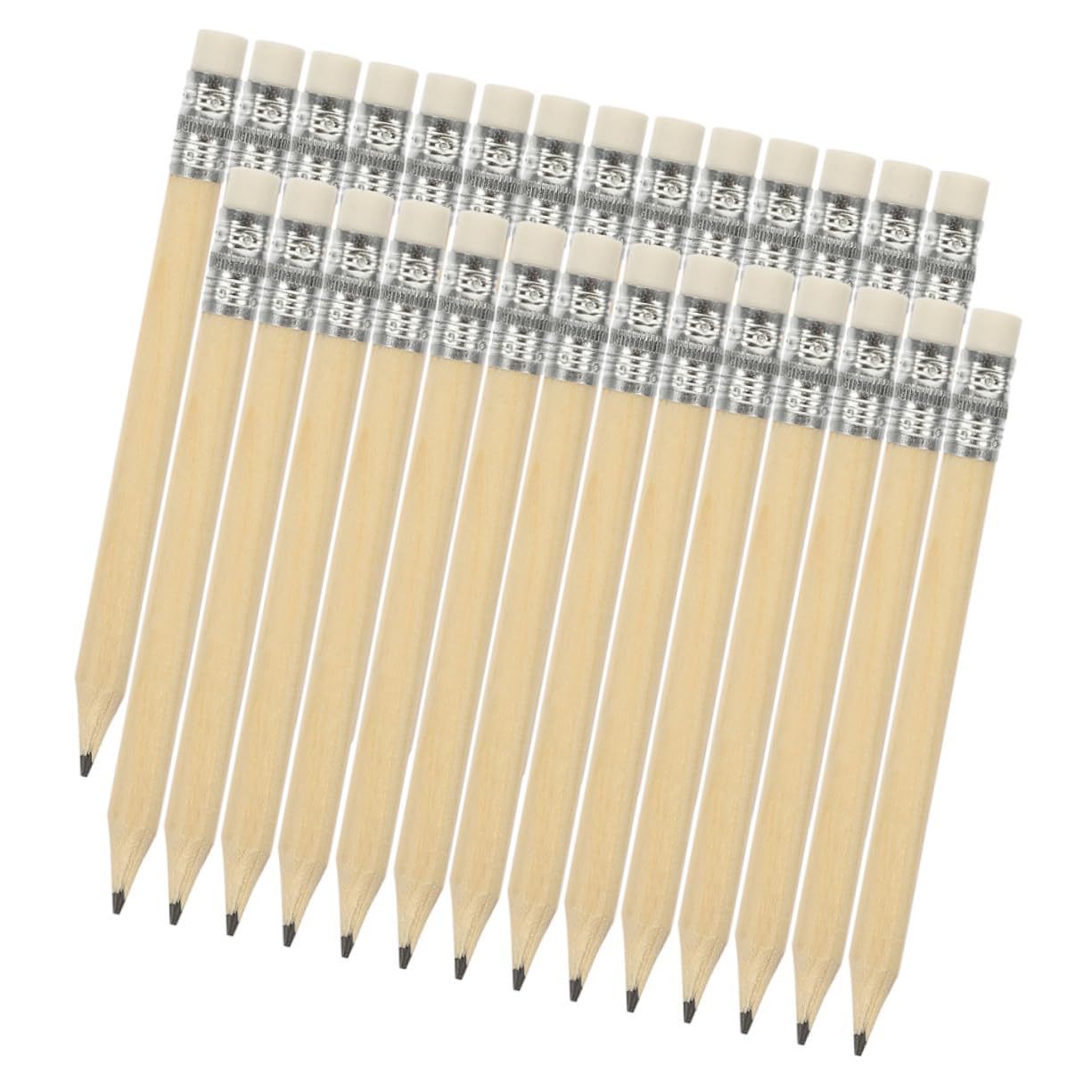 Housoutil 5 series Lápices Redondos Para Artistas Lápices Para Volver A La Escuela Para Escribir Para Dibujar De Carbón Pequeños De 100 piezas x 5