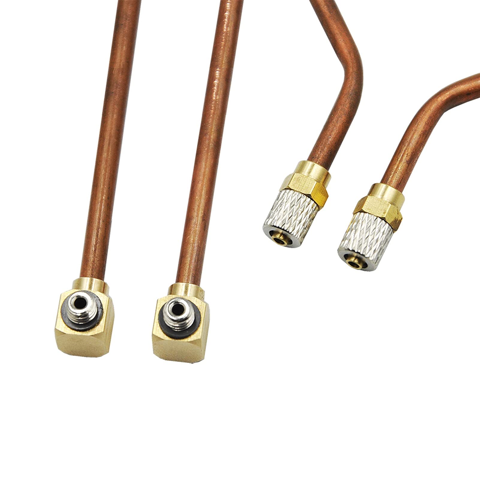 Uaktualnij pełne złącza rur hydraulicznych hydraulicznych miedzi przez 1:14 RC. Metalowa metalowa rama metalowa(Pipes And Connectors)