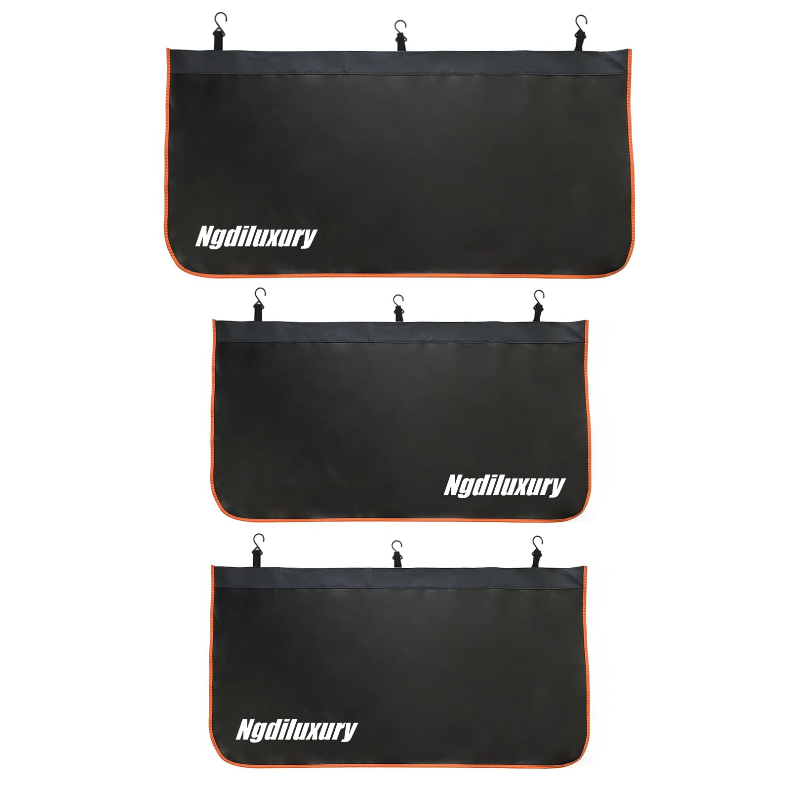 Fender Covers for Mechanics,3Pcs Microfiber Leather Car Fender with 25 Stronger Magnets &amp; Hooks Automotive Fender Protector Mats Pads for Sedans Trucks SUVs Station Wagon - Size M