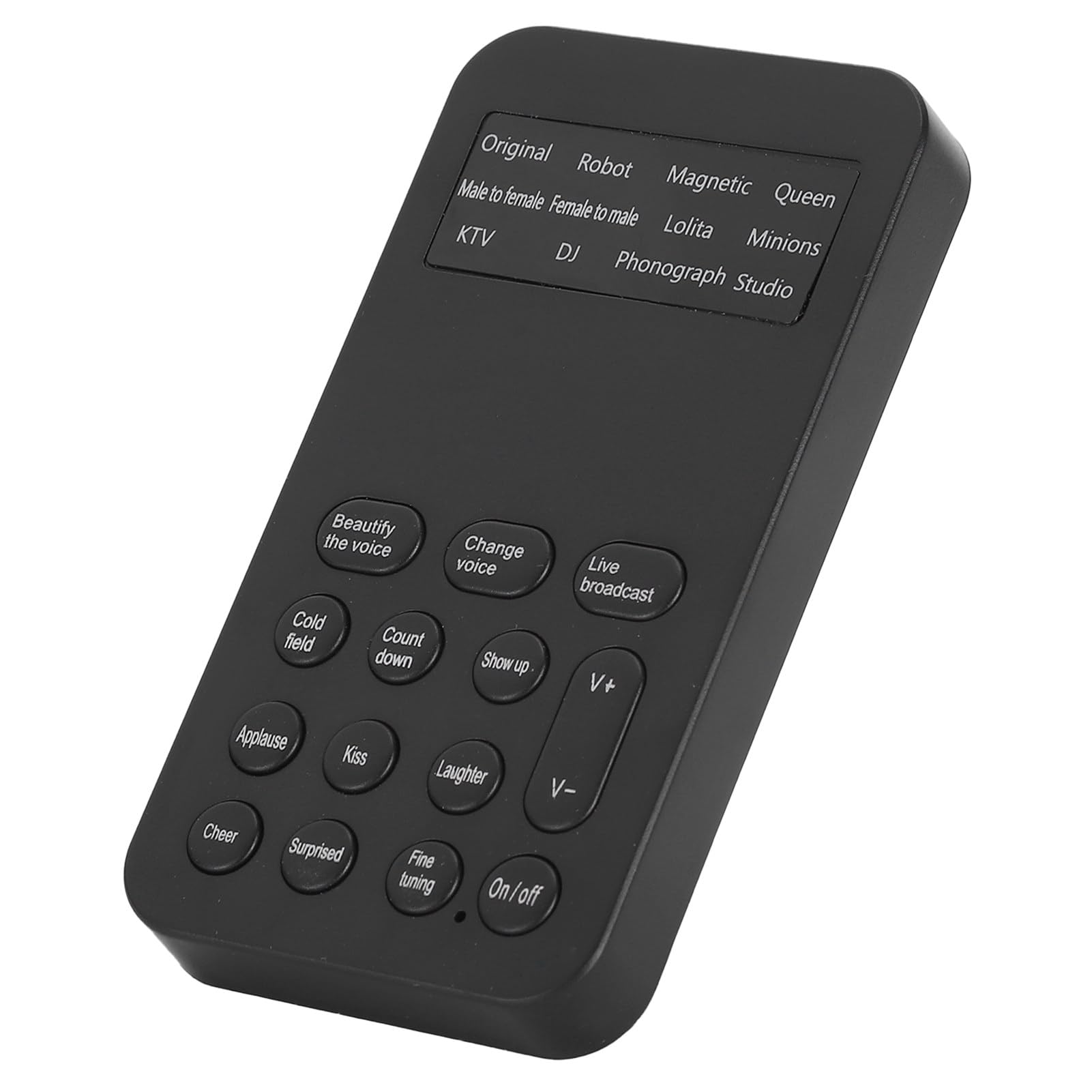 Voice Changer, Universal Mini Sound Card, OneKey Voice Change Support Various Languages VoiceChanging for Mobile Phone Computer