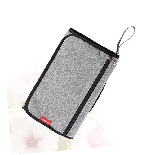 Miniatura 5 de FRCOLOR Cambiador de pañales plegable portátil Almohadilla compacta de pañales para recién nacidos Viaje Ligero Gris