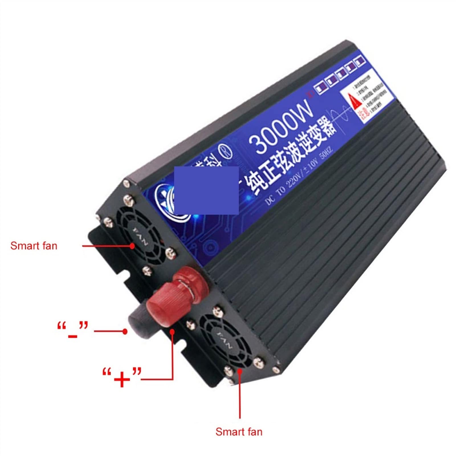 Przetwornica Napięcia, Przetwornica napięcia z czystą falą sinusoidalną 2600W 3000W 4000W 5000W przetwornica 12V 24V transformator DC na AC 110/220 konwerter samochodowy Inversor diodą LED(5000W,24V)