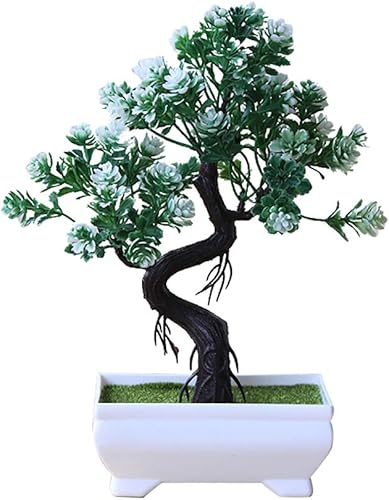 Miniatura 9 de LAPUTA Plantas artificiales decorativas de imitación de árbol en maceta, bonsái, decoración del hogar, centros de mesa, ornamento de escritorio,
