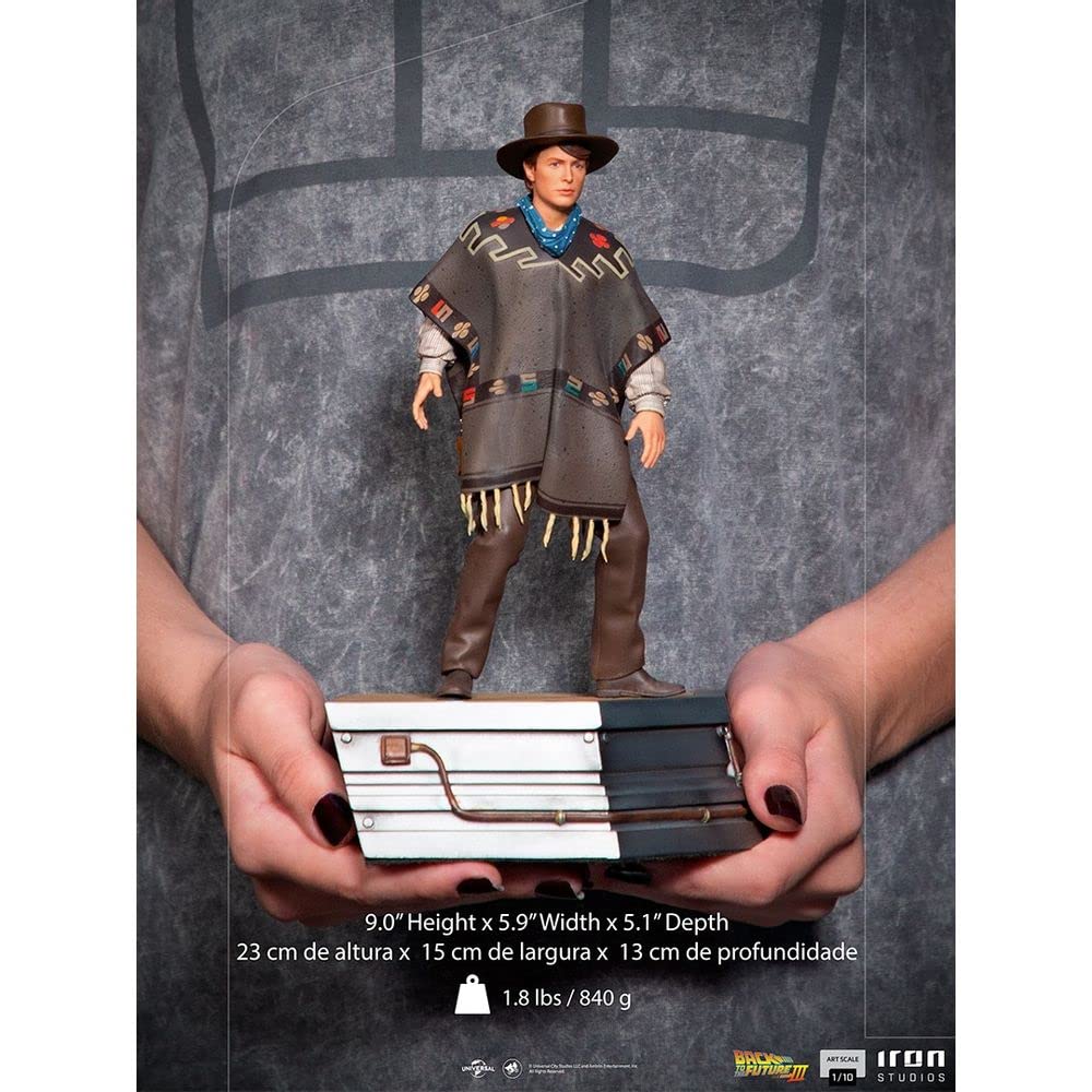 Iron Studio Retour-Vers LE Futur 3 - Marty Mcfly - Statuette 1:10 Kunstwaage - 23 cm
