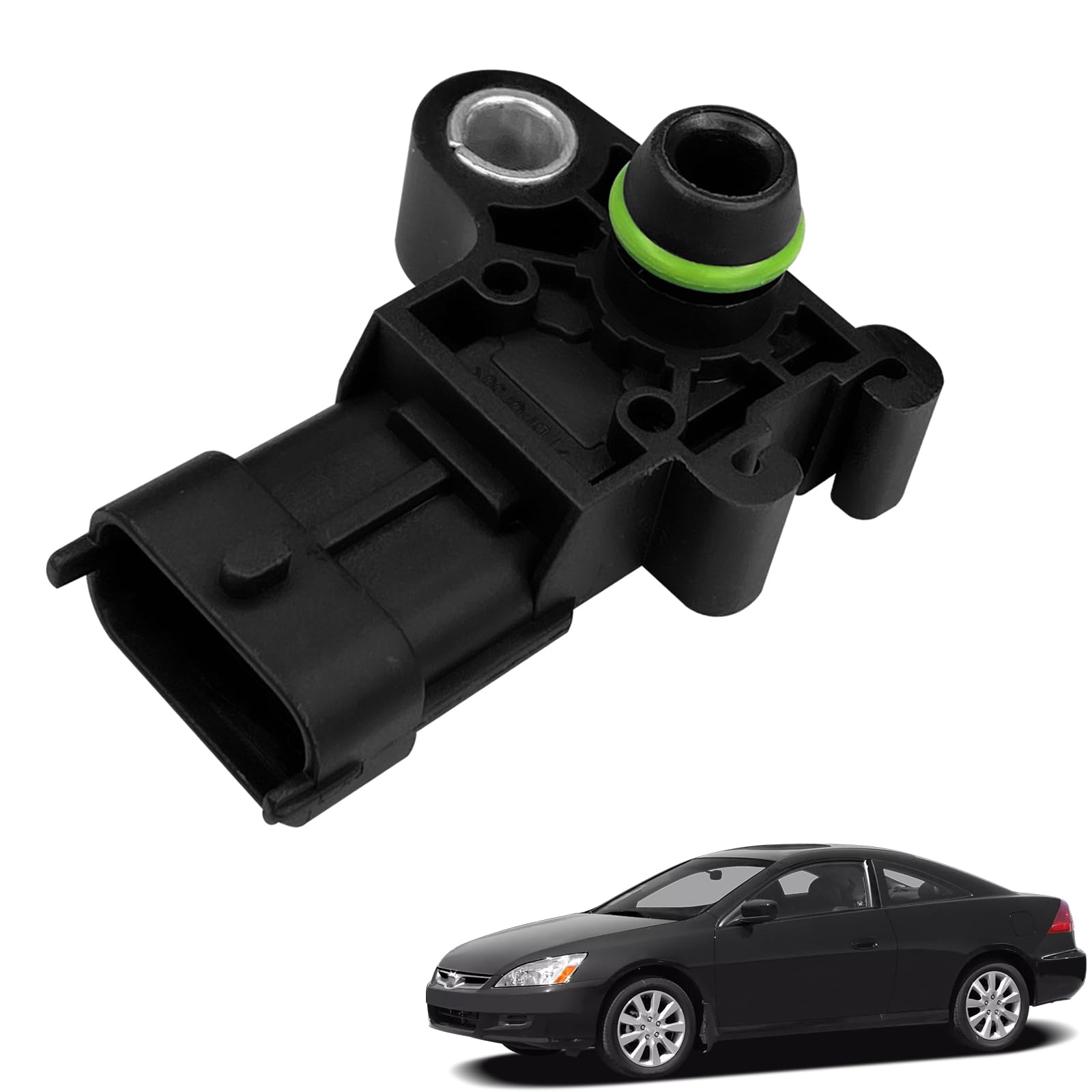 TOBENBONE Manifold Absolute Pressure Map Sensor, 55573248 Automotive Replacement Map Manifold Absolute Pressure Sensor Air Intake Switch for Chevy 09-11 Aveo 07-19 Impala, 08-19 Buick Enclave