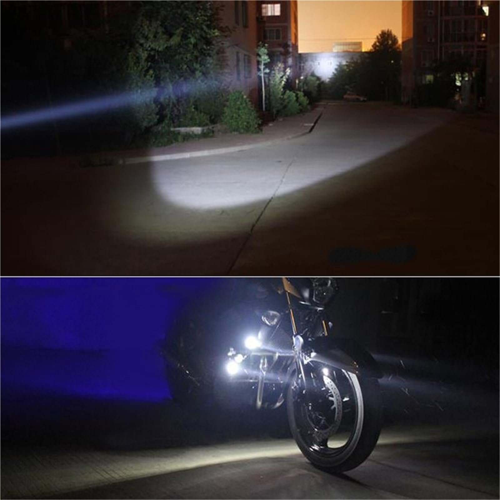 Moto Faro Anteriore 2 Pezzi/paia 3000LM Chip 3 Modalità Moto LED Luce Di Guida Faro U5 Motore Fendinebbia