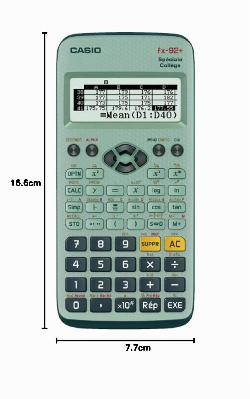 Casio - Calculadora FX 92+ Especial Universidad