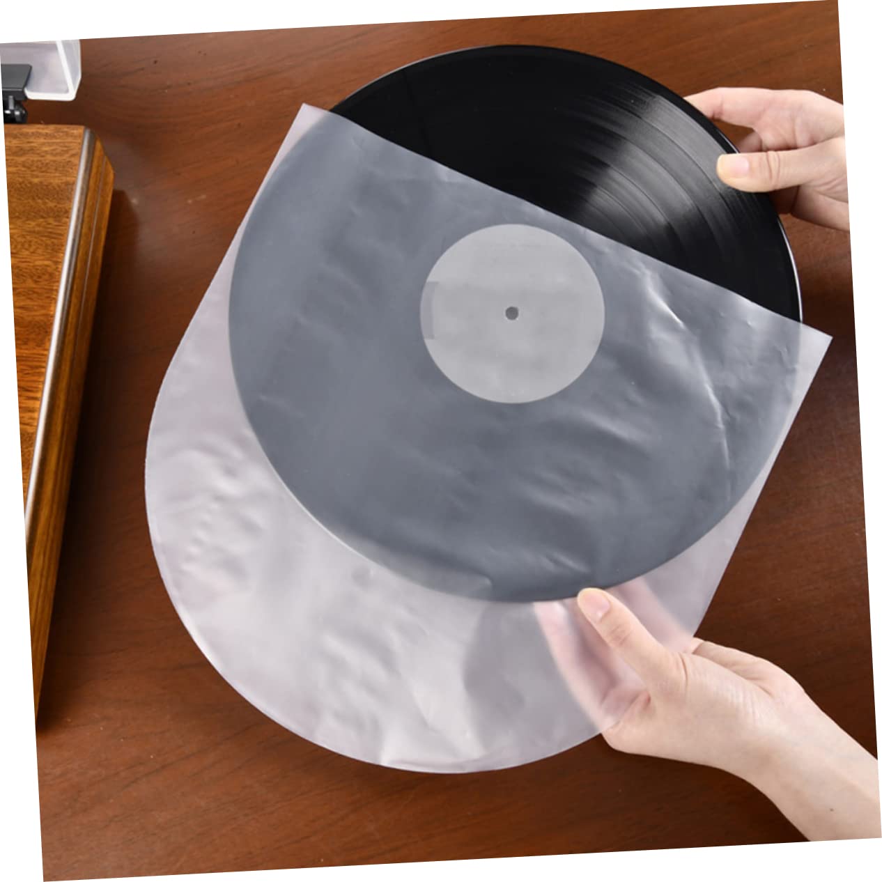 PRETYZOOM Cover Schallplatten 400 Stück Schallplattentasche Schallplatten Pe Hülle RSD Schallplatten Schutztasche Album Schutzhülle Transparente Albumhülle Albumcover Antistatische