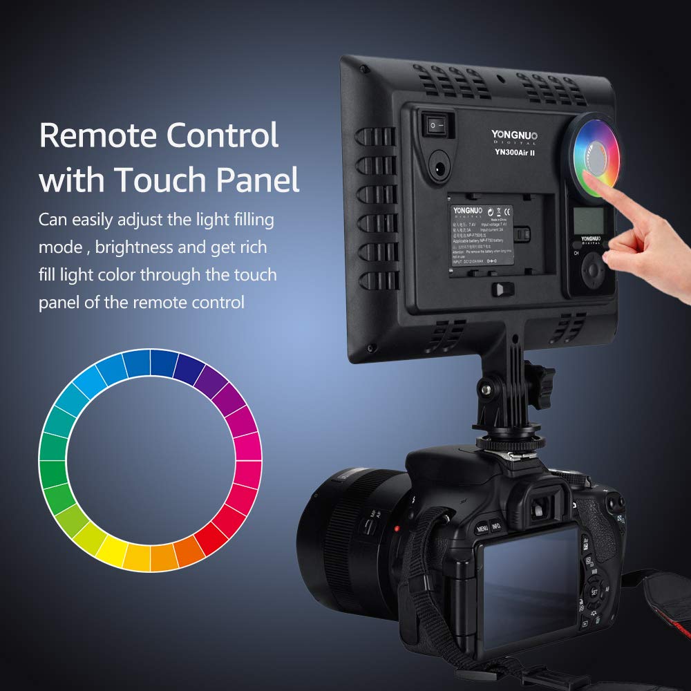 YONGNUO YN300 Air II LED Video Light Panel RGB 3200K-5600K