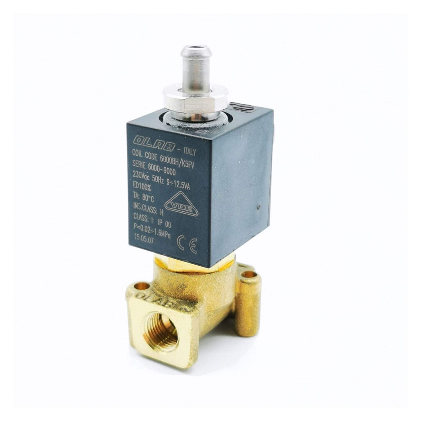 6000-9000 AC 230V G1 / 8' vapor de agua caliente Normalmente Cerrado Abierto Cafetera Máquina válvula solenoide Componente de tubería