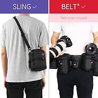 Vista 6 de Funda para lente de cámara DSLR, compatible con Canon Nikon Pentax Sony Olympus Panasonic y otras lentes de cámara